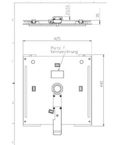 Otočná konzole pro VW T5/T6 od roku 2003, pro sedadlo řidiče nebo spolujezdce