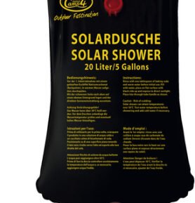 CAMP4 Skládací solární sprcha se závěsným zařízením, objem 20 l
