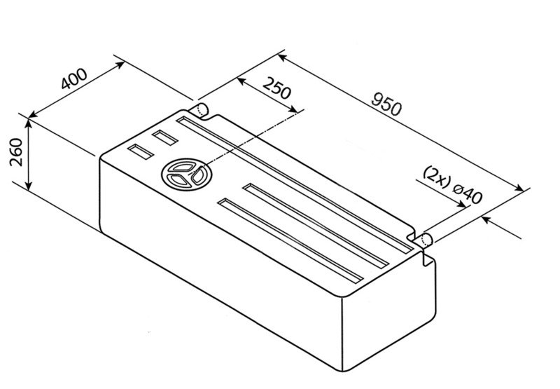 REIMO Univerzální nádrž na vodu Varianta: 89 litrů