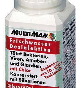 MULTIMAN ChloroSil prášek 5000 na ochranu vody, 100g