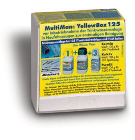 MultiMan YellowBox 125 Box pro uvedení do provozu
