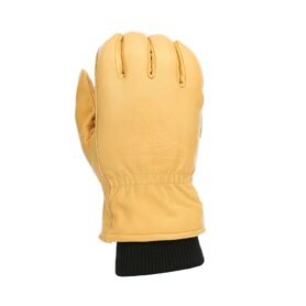 Rukavice zimní OUTDOOR kožené PÍSKOVÉ vel. XXL