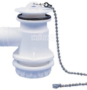 REIMO Sada na vypouštění vody se sifonem a čisticím otvorem, balení po 10 kusech