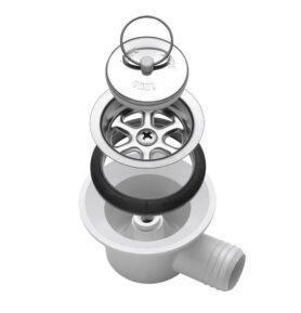 DOMETIC Odtoková výpusť - Typ A - úhlová  - pro 19 mm hadici Varianta: 1 kus v sadě