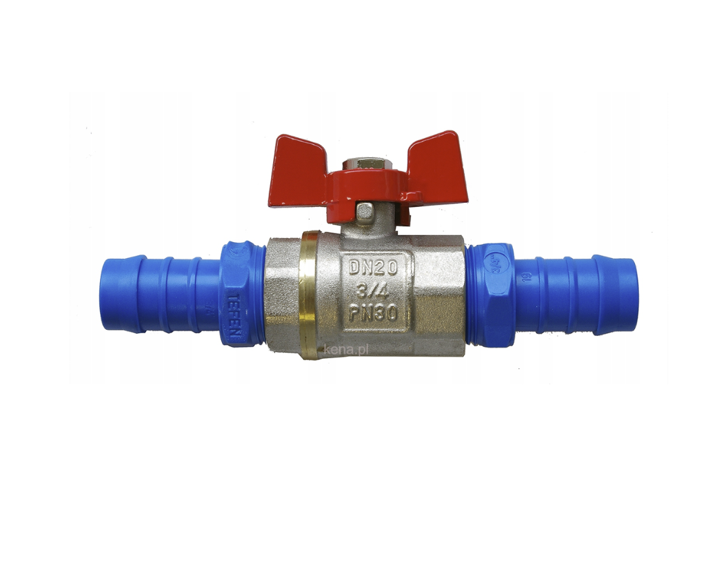 REIMO Mosazný kulový kohout s připojením 3/4"