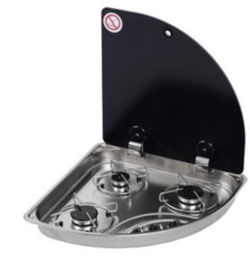 Plynový vařič CAN - 3 plotýnky, rohový