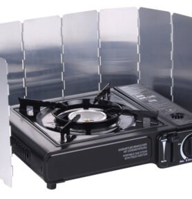 CAMP4 Hliníková skládací větrná clona pro sporáky - výška 24 cm