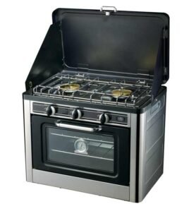 CAMP4 Přenosný plynový sporák s troubou Camp4, 50mbar