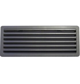 Větrací mřížka pro chladničky Thetford - 483 x 186 mm Barva: Černá