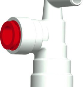 TRUMA Úhlová přípojka červená JohnGuest