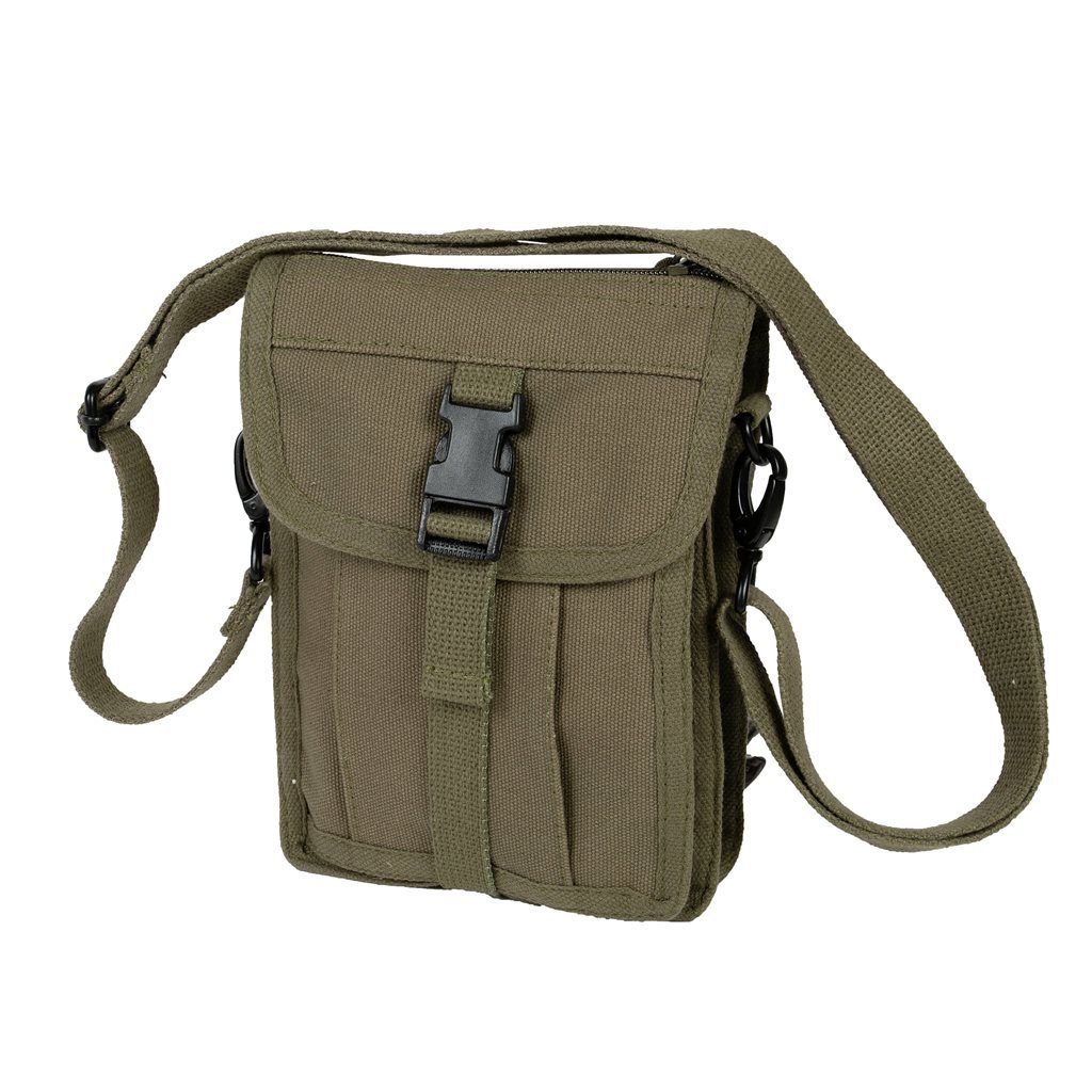 ROTHCO taška VENTURER přes rameno plátěná ZELENÁ