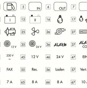 VOTRONIC Piktogramová fólie černá