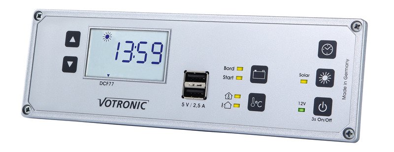VOTRONIC Solární počítač s kombinovaným panelem LCD