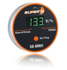 Super B Monitor baterie včetně 5m propojovacího kabelu pro baterii Nomia