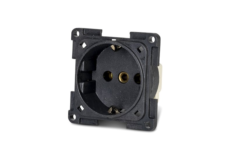 REIMO Zásuvka 230 V Schuko. Břidlicově šedá. Volně ložené, rozbalené zboží