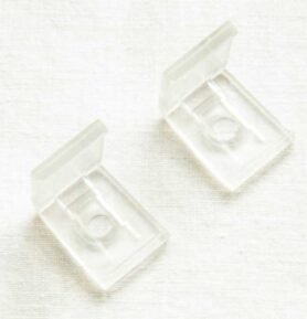 CARBEST Upevňovací svorky pro hliníkový rohový profil LED plast, 2 ks