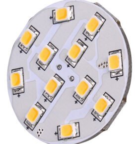 Carbest LED žárovka G4, 2W, 170 lumenů, 12x teplá bílá SMD