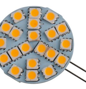 Carbest LED žárovka G4, 3W, 270 lumenů, 21 teplých bílých SMD žárovek