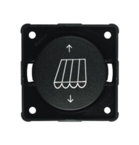 Kolébkový spínač markýzy Berker INTEGRO - antracitový