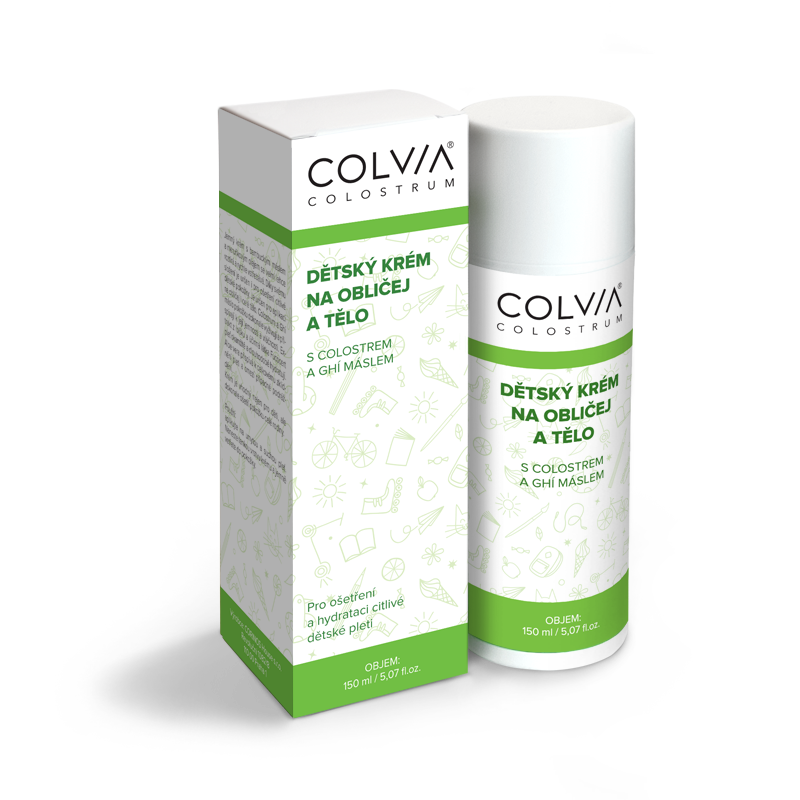COLVIA Dětský krém na obličej a tělo s colostrem a Ghí máslem