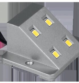 Dimatec LED světlo do skříně 12V/0,8W stříbrné s magnetickým spínačem