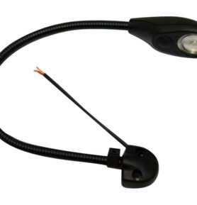 HELLA Světlo do kokpitu 12V 3W LED, rameno 400mm, černé, volné