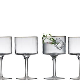 Lyngby Glas Sklenice na Gin & Tonic Palermo Gold 32 cl (4 ks)