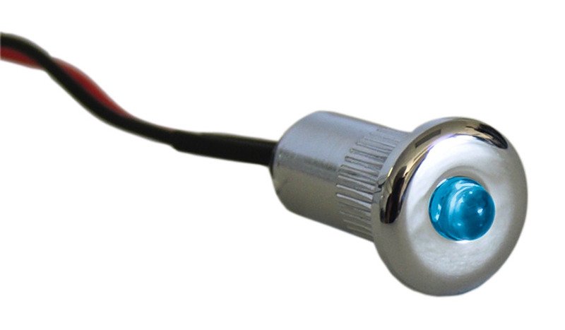 REIMO LED bodové světlo zapuštěné mini, DM 15mm, 0,2W, modré
