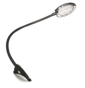 Carbest LED 12V světlo černá/stříbrná - 2,2 W