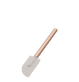 Rosti Kuchyňská stěrka na těsto Classic S Humus