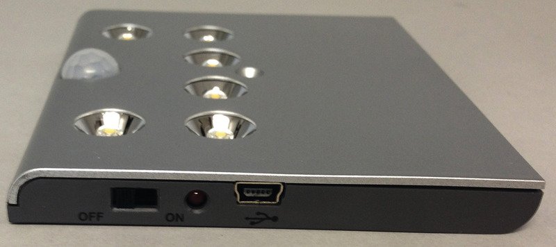 REIMO LED světlo na baterie se senzorem 0,5W 6LEDs vypínač 1400mA baterie