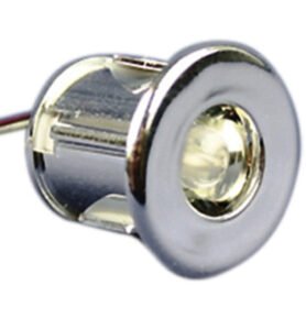 Dimatec LED 12 V, mini zapuštěný bod chromovaný 0,06 W