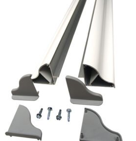 Sada držáků solárního panelu Carbest - 55 cm