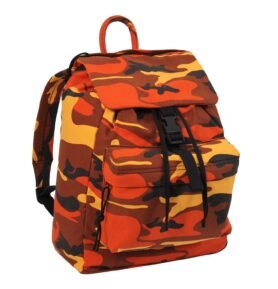 ROTHCO batoh jednodenní s kapsou Savage ORANGE CAMO