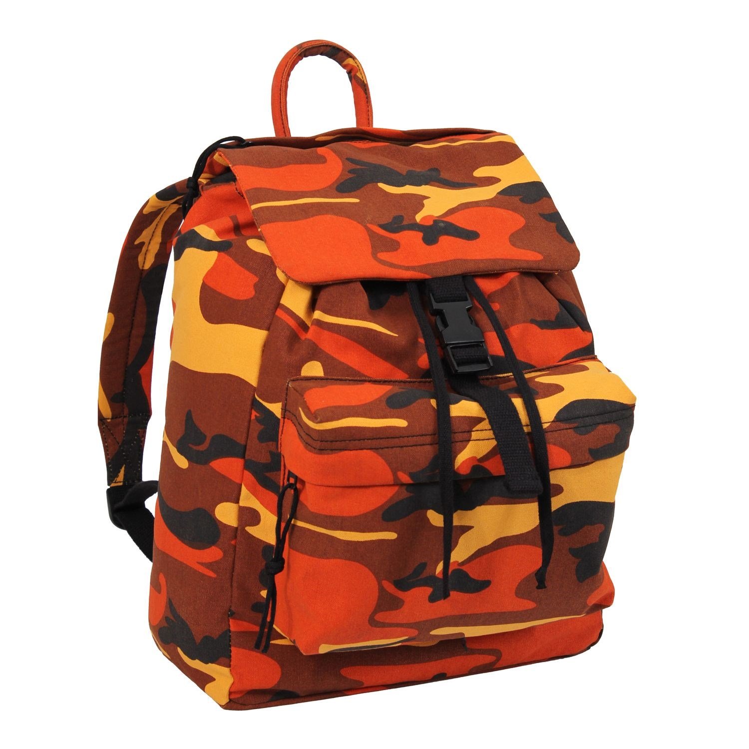 ROTHCO batoh jednodenní s kapsou Savage ORANGE CAMO