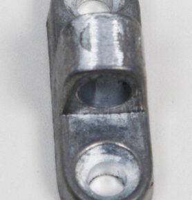 HEUSSER Nástěnná oka vertikální, hliník, 5 kusů