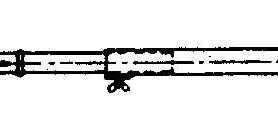 Umefa Napínací tyč stříšky s otvorem pro hrot stanové tyče na obou stranách