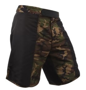 Kraťasy MMA FIGHT rip-stop WOODLAND/ČERNÉ vel. 32