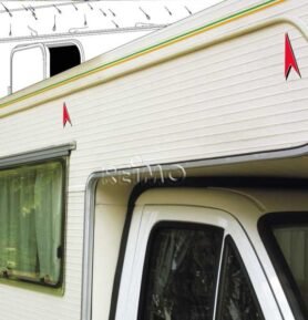 REIMO Okapový žlábek Drip Stop  - různé varianty Varianta: Na stěnu, bílá, 300 cm