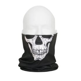 ROTHCO šátek HEADGEAR multifunkční s lebkou ČERNÝ