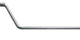 Ruční klika Carbest pro ovládání stabilizačních nohou - 810 mm