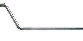 Ruční klika Carbest pro ovládání stabilizačních nohou - 635 mm