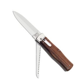 MIKOV nůž vyhazovací PREDATOR s pilkou "NŮŽ ROKU 2002"