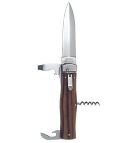 MIKOV nůž vyhazovací 241-ND-4-KP s dřevěnou střenkou s otvíráky