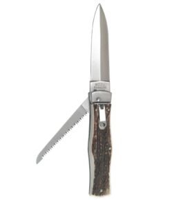 MIKOV nůž vyhazovací 2/KP NEREZ střenka PRAVÝ PAROH