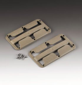 FROLI Sada 2 držáků na sklenice na stopce, béžově šedá, pro 2-3 sklenice do Ø78 mm