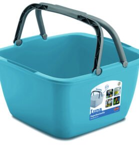 Stefanplast Kbelík 18,5 litru, 40x40x23 cm. Různé barvy: bílá, tyrkysová, limetkově zelená