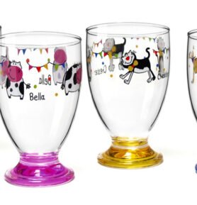 Dětské skleničky na vodu CAMP4 CHARLIE & FRIENDS  4 ks