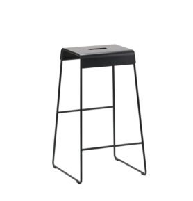 Zone Denmark Kovovová barová židle A-Stool Black 65 cm (nosnost 110 kg)