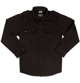 Košile VINTAGE FATIGUE ČERNÁ vel. XS